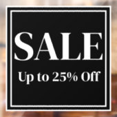 ビジネス用セールウィンドウサイン - カスタムテキスト ウィンドウサイン (シート2)