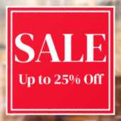 ビジネス用セール窓看板 - オリジナルテキスト ウィンドウサイン (シート2)