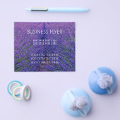 ビジネス用チラシ  : ラベンダー畑 チラシ (シングル)