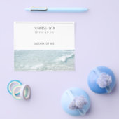 ビジネス用チラシ : 海の波 チラシ (シングル)