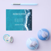 ビジネス用チラシ  : 海の波 チラシ (シングル)