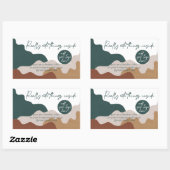 ビジネス用パッケージの中のかわいいもの 長方形シール (シート)