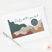 ビジネス用パッケージの中のかわいいもの 長方形シール (封筒)