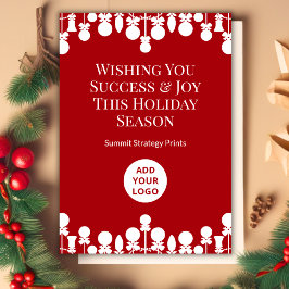 ビジネス用ホリデーカード | パーソナライズされた文字 シーズンカード