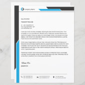 ビジネス用書簡テンプレート (正面/裏面)