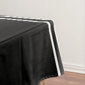 ビジネス用白黒スクリプト文字テンプレート テーブルクロス (インサイチュ)