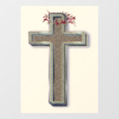 ビジネス用窓ステッカー ベージュの背景 ウィンドウサイン (シート)