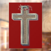 ビジネス用窓ステッカー 赤背景 ウィンドウサイン (シート2)