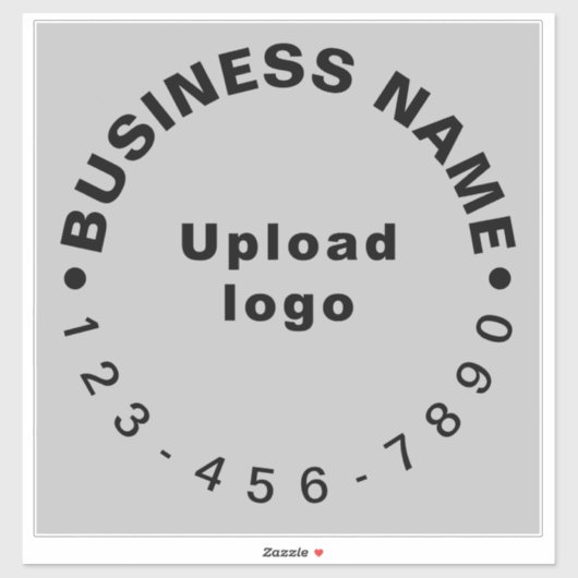 ビジネス用電話番号オングレーラージスクエアビニール シール (シート)