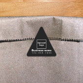 ビジネス用電話番号(黒い三角形のステッカー) 三角形シール