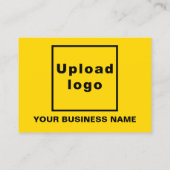 ビジネス用黄色の割引カード 割引カード (裏面)