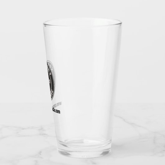 ビジネス用Webサイトとカスタム会社のロゴの追加 タンブラーグラス (左)