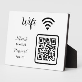 ビジネス用Wifiパスワード表示サイン(オーダーメイド) フォトプラーク