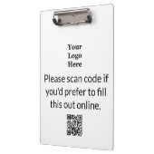 ビジネス白黒ロゴQRコードをスキャンして完了 クリップボード (左)