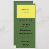 ビジネス空白のカード (正面/裏面)