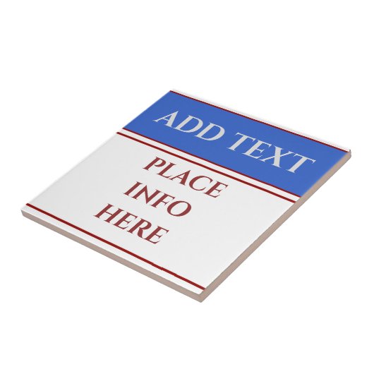 ビジネス空白の署名、文字ポスターの追加または編集 タイル (側面)