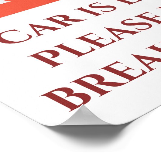 ビジネス空白の販売の署名、文字ポスターの追加または編集 ポスター (角)