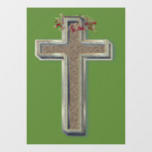 ビジネス窓ステッカー 緑の背景 ウィンドウサイン (シート)