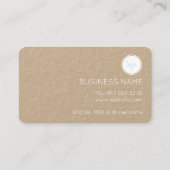 ビジネス素朴ロコンテンポラリーゴ10ロイヤリティカード ロイヤリティカード (裏面)