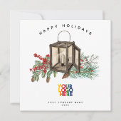 ビジネス素朴ロ企業のゴのクリスマスカード (正面)