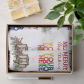 ビジネス素朴企業のロゴクリスマス 薄葉紙 (ギフト)