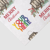 ビジネス素朴企業のロゴクリスマス 薄葉紙 (詳細)