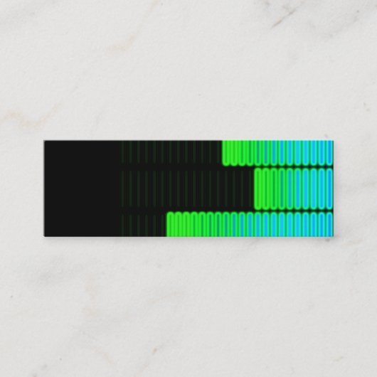 ビジネス細いカードの上のそれを回して下さい スキニー名刺 (正面)