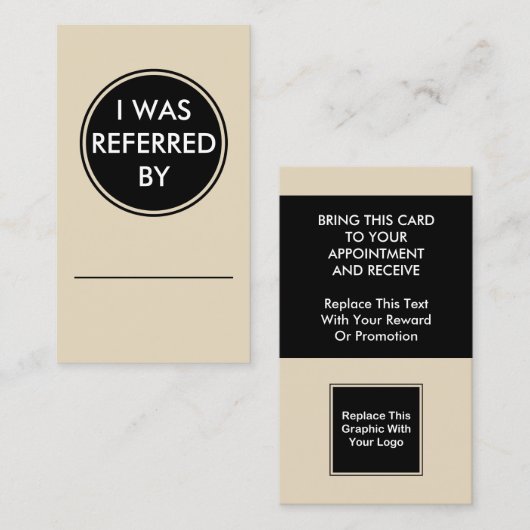 ビジネス紹介カードテンプレート 紹介カード (正面/裏面)