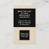 ビジネス紹介カードテンプレート 紹介カード (裏面)