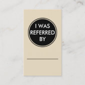 ビジネス紹介カードテンプレート 紹介カード (正面)