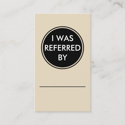 ビジネス紹介カードテンプレート 紹介カード (正面)