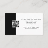 ビジネス紹介友人の紹介ロイヤリティ 名刺 (裏面)