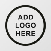 ビジネス組織のイベントロゴをパーソナライズする ウィンドウサイン (シート)