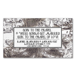 ビジネス結婚・カード・マグネットの「発表は有利」 マグネット名刺