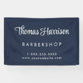 ビジネス署名スクリプトブループロモーション 横断幕 (横)