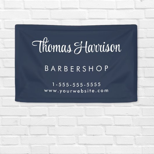 ビジネス署名スクリプトブループロモーション 横断幕