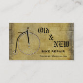 ビジネス自転車修理か個人的なカード 名刺 (裏面)