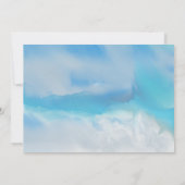 ビジネス芸術的カード 招待状 (裏面)