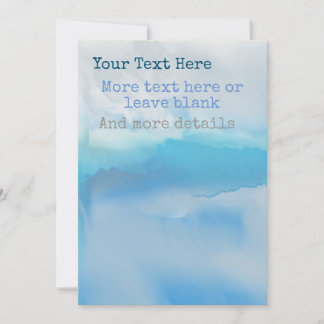 ビジネス芸術的カード 招待状