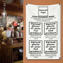 ビジネス製品またはサービスのホワイトバナー