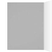 ビジネス製品サービスリストグレー折り畳みカード (内側(左))