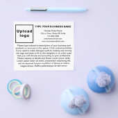 ビジネス製品サービス白黒フライヤー チラシ (シングル)