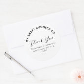 ビジネス製品ホワイトラウンドステッカー ラウンドシール (封筒)