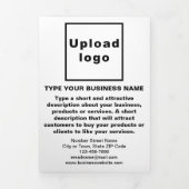 ビジネス製品ホワイト三折カード 三つ折りカード (カバー)