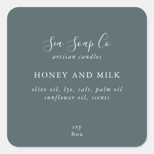 ビジネス製品ラベル スクエアシール (正面)