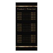 ビジネス製品/価格表 ラックカード (裏面)