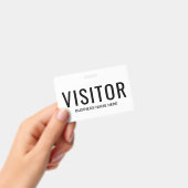 ビジネス訪問者バッジ バッジ (手持ち)