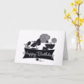 ビジネス誕生日カード、エグゼクティブ誕生日 カード (黄色い花)