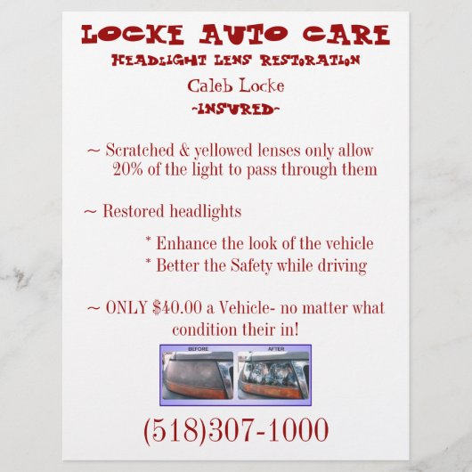 ビジネス販売シート チラシ (正面)