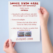 ビジネス販売シート チラシ (手)